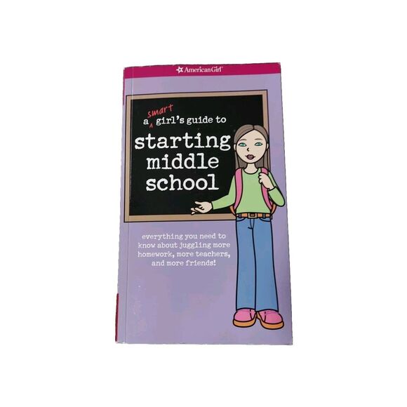 American Girl Book - A Smart Girl's Guide to Starting Middle School Paperback - Picture 1 of 5